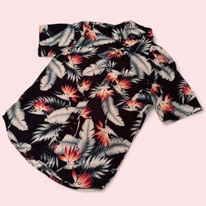 HUF Button Up Hawaiian print shirt